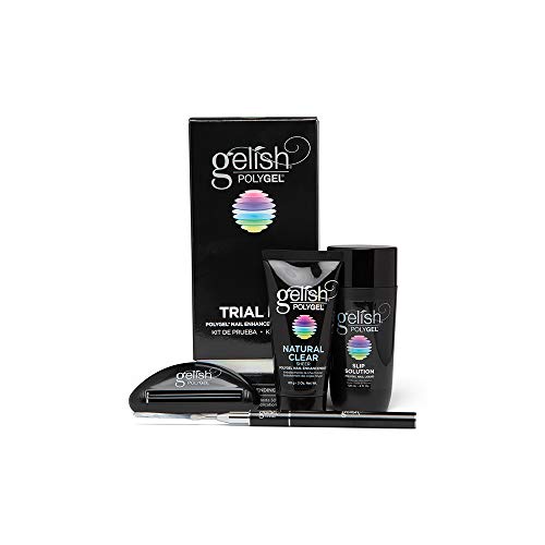 Gelish PolyGel® Brand Nail Enhancement Trial Kit – Lightweight, Strong, Odor-Free Hybrid Nail Enhancement, No Airborne Dust, Fast Application for Professional Salon Use (PolyGel Trial Kit)
