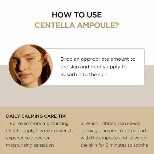 SKIN1004 Madagascar Centella Ampoule 3.38fl.oz (100ml) and Light Cleansing Oil 6.76fl.oz (200ml) Bundle