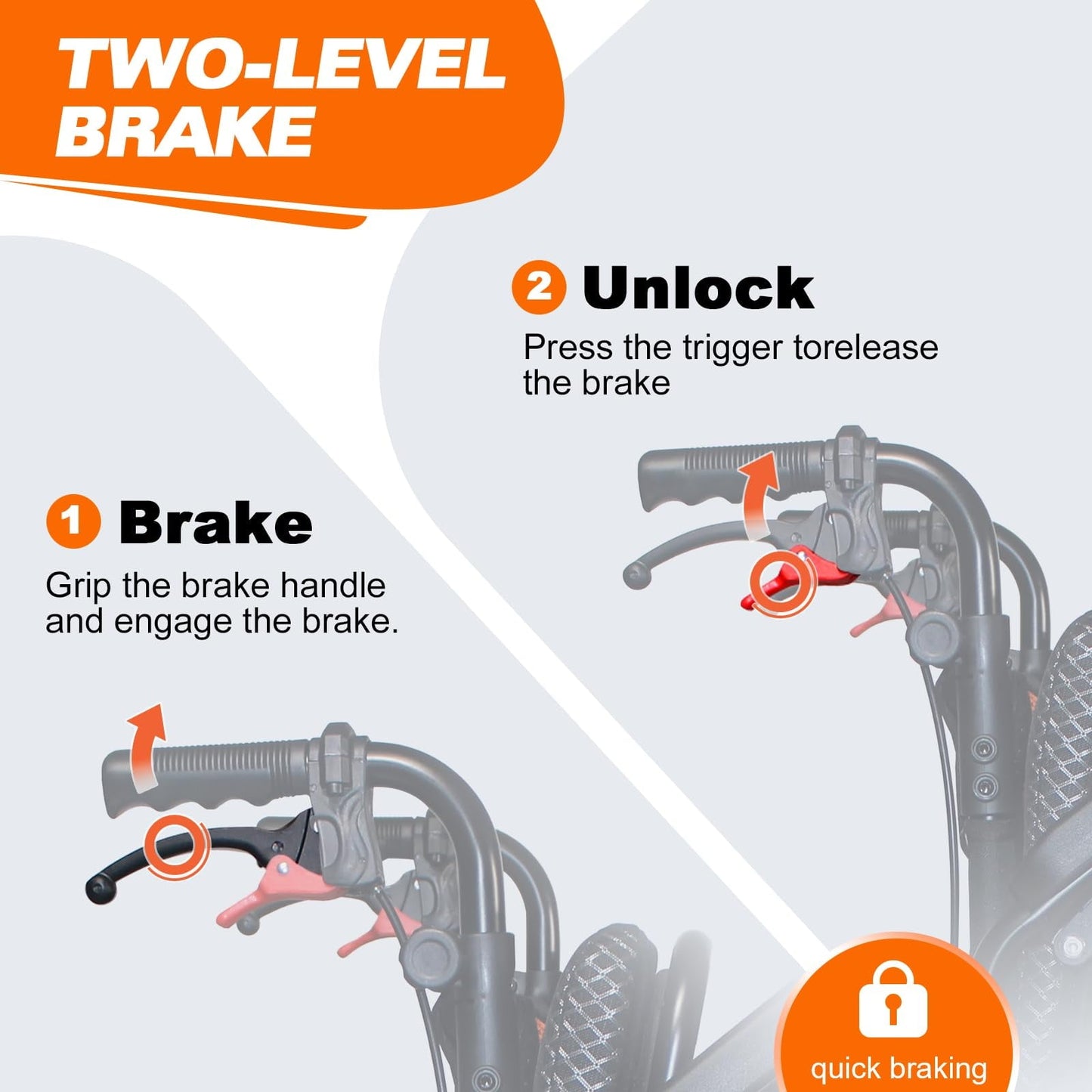 20LBS Ultra-Lightweight Foldable Wheelchair for Adults & Seniors, Carbon Fiber Frame, 10” Honeycomb Tires, 220LBS Capacity, 1-Second Fold for Travel