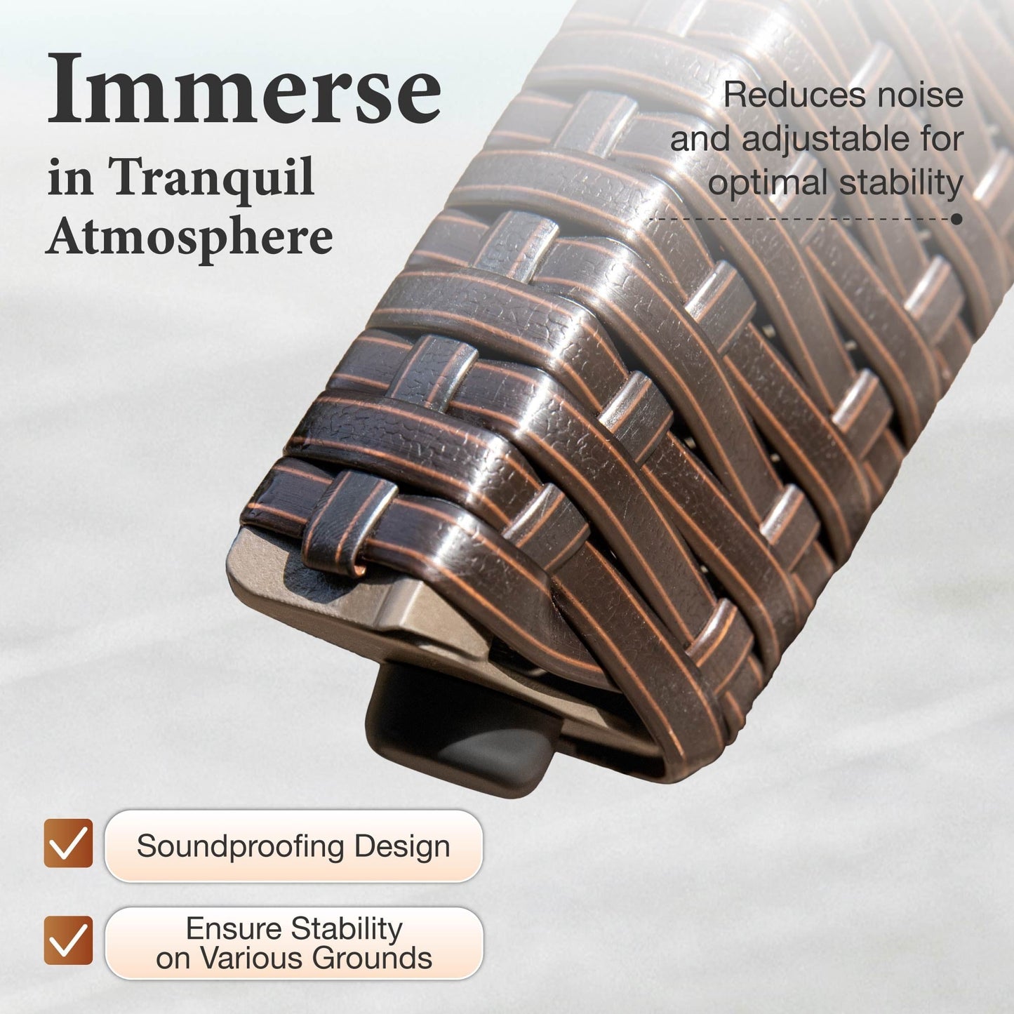 MF Studio 74.8" Patio Table with Acacia Wood Tabletop, 8-Person All-Weather Rattan Outdoor Dining Table, Brown