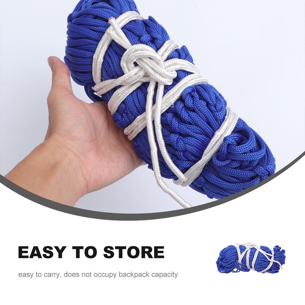 SWETRACE 1Pc Blue Polyester Hammock for Portable Outdoor Accessories in Park