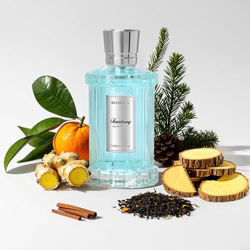 Fantasy EDP Eau de Parfum- Citrus Spicy Unisex Fragrance with Lemon, Bergamot & Ginger | 3.4oz Long-Lasting Spray