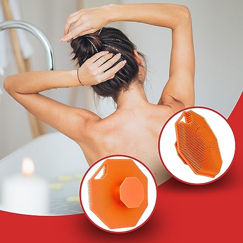 Silicone Body Scrubber, Body Scrubber, Loofah Exfoliating Body Scrubber, Body Scrubbers For Use In Shower, Shower Scrubber For Body, Silicone Loofah, Body Brush, Travel Must Haves For Women
