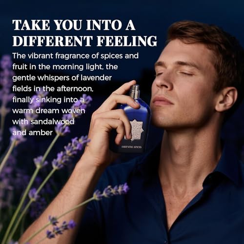 Perfume for Men,Eau de Parfum Long Lasting Cologne for Men with Woody Notes Luxury Fragrance for Daily Elegance Special Occasions,Inspired by Savage,3.4 Fl oz