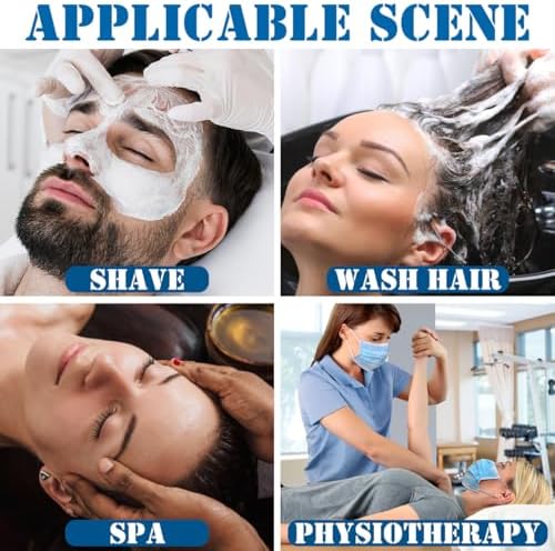 POPETPOP Shampoo Bowl Neck Rest: Soft Silicon Salon Bsink Hair Washing Neck Support - Hair Spa Washing Basin Pillow for Salon Barbershop Home - Comfortable, Black