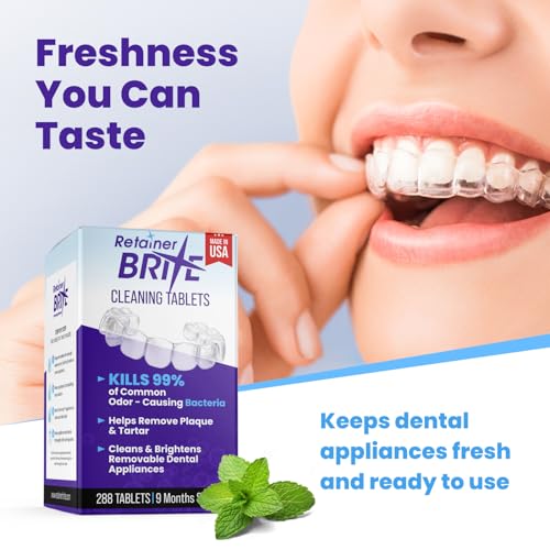 Retainer Brite Retainer brite tablets, 288 tablets (9 month supply), 288 Count