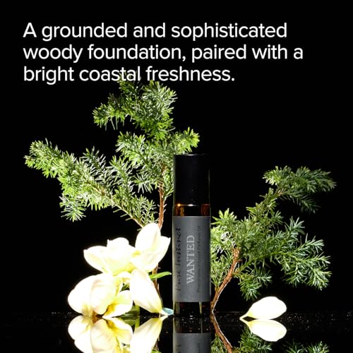 Pure Instinct WANTED The Original Pheromone Infused Essential Oil Perfume Cologne - Men's Collection - TSA Ready (Roll On Bottle 0.34 Fl. Oz./10.2mL)