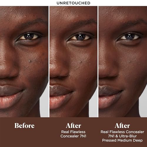 Laura Mercier Ultra-Blur Talc-Free Waterproof Translucent Pressed Setting Powder, 16HR Weightless Wear and Shine Control, Hyaluronic Acid Infused for 24HR Hydration, Natural Finish, Includes Puff