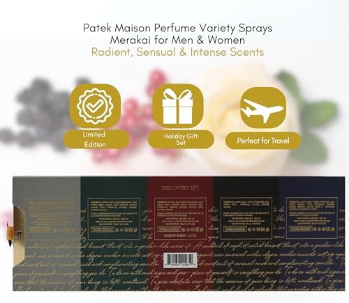 Patek Maison Perfume for Women & Men Merakai Mini Gift Set EDP Travel Sprays