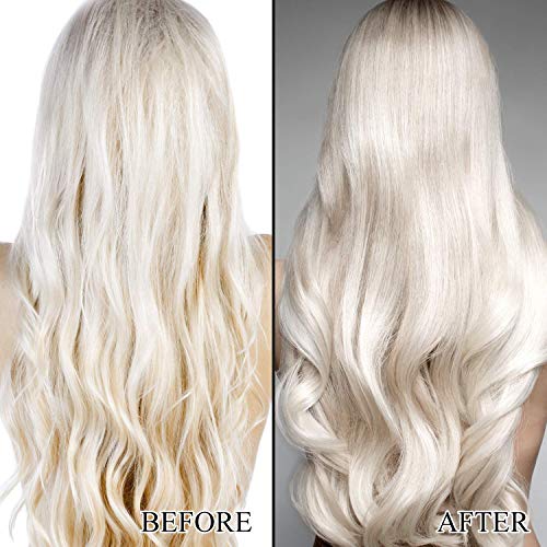 Luseta Purple Shampoo for Women - Blonde, Grey, Color Treated, Curly and Damaged Hair - 16.9oz, Sulfate & Paraben Free