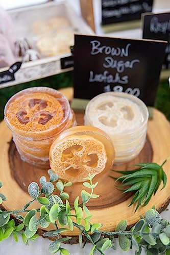 All Natural 2-in-1 Loofah and Soap - Brown Sugar Infused (scented)