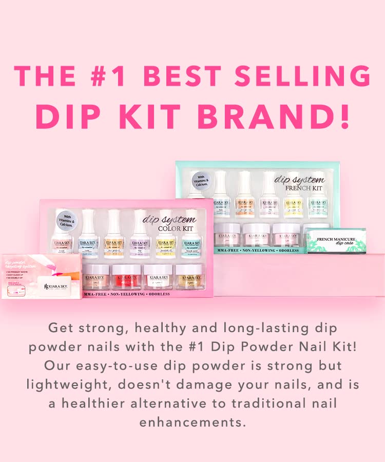 Kiara Sky Color Dip Powder Kit | Full Size | with Recycling System