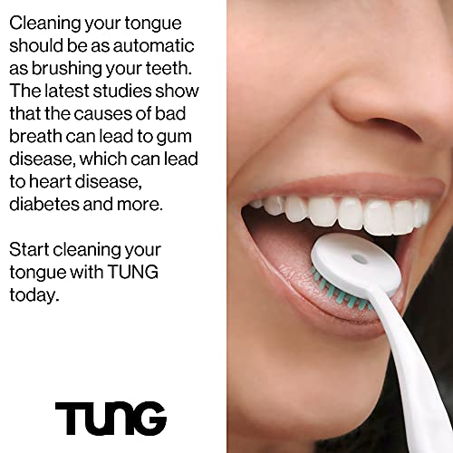 Peak Essentials | TUNG Tongue Gel | Mint Blast Natural Tongue Cleaning Paste | Bad Breath and Halitosis | Mouth Odor Eliminator | Fight Bad Breath | BPA Free | Made in America (2 PACK)
