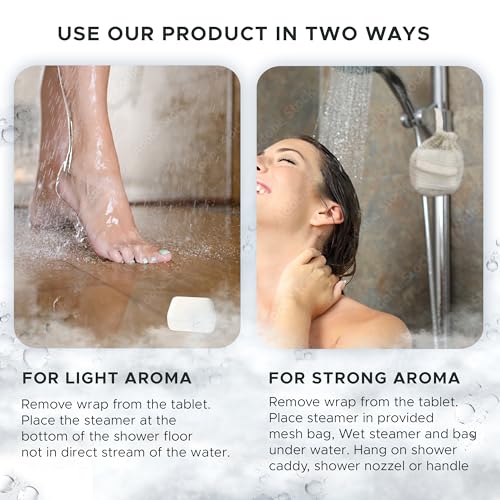 Shower Steamers for Women: Aromatherapy Bombs, Vapor Tablets, Individually Wrapped