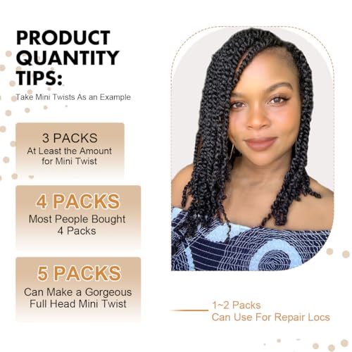 Afro Kinkys Bulk Human Hair, 12 inch 4c Kinky Curly Bundles Human Hair for Twist/Permanent Loc Extensions/Braiding/Repair Locs Can Dye and Bleach(50 Gram),Black