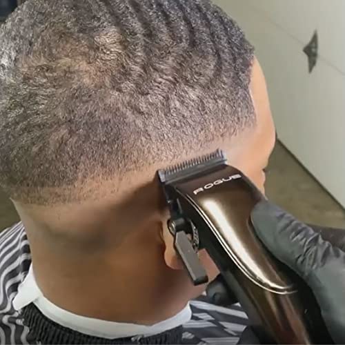 StyleCraft Replacement Fixed Black Diamond Carbon DLC Faper Hair Clipper Blade with Moving Black Diamond Carbon Slim Deep Tooth Cutter set