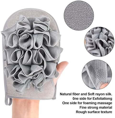 【New Upgrade】 Extra Large 2 Packs Bath Sponge, Sponge Loofah Body Scrubber, Shower Pouf Cleaning Loofah Sponge, Shower Use Sponge for Body Wash Bathroom, More Suitable for Men