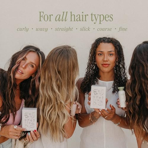 Salée Hair Styling Cream | Anti-Frizz Leave-In Smoothing Cream for All Hair Types | Flexible Hold & Shine | Defines Curls, Tames Flyaways, Softens & Nourishes | 6 oz.