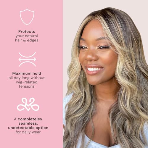 MILANO COLLECTION WiGrip, The Original Comfort Wig Grip Band, Adjustable Band for Glueless Support, Non-Slip Wig Grip Headbands, Tension-Free, One Size Fits All, Nude