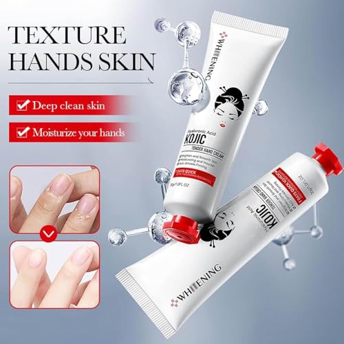 Kojic Hand Cream & Face Cream Set, Hyaluronic Tender Lotion, Deep Moisturizing & Nourishing Skincare for All Skin Types