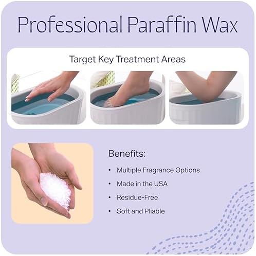 Therabath Paraffin Wax Refill - Thermotherapy - Use to Relieve Arthritis Discomfort, Stiff Muscles, & Dry Skin - For Hands, Feet, Body - Deeply Hydrates & Protects - Made in USA, 6 lb. ScentFree