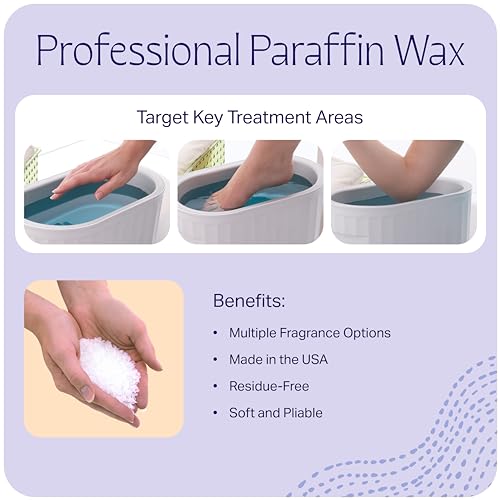 Therabath Paraffin Wax Refill - Thermotherapy - Use to Relieve Arthritis Discomfort, Stiff Muscles, & Dry Skin - for Hands, Feet, Body - Deeply Hydrates & Protects - Made in USA, 4 lb. ScentFree