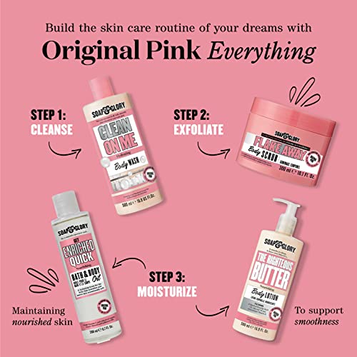 Soap & Glory Original Pink Heel Genius Supercharged Foot Mask - Self Heating Foot Treatment for Rough, Cracked Feet - Sweet Almond, Calendula Oil & AHA Creamy Foot Care - Hydrating Foot Mask (100ml)