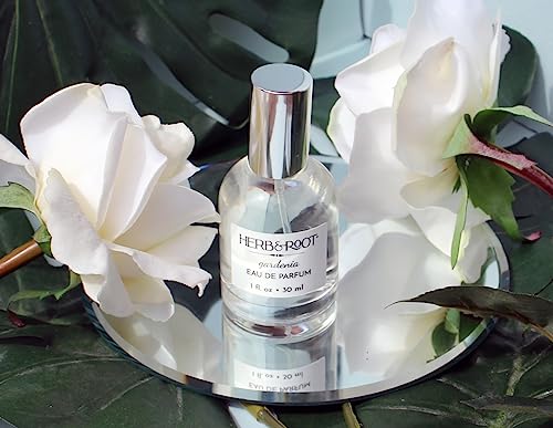 Gardenia Eau de Perfume Spray: Fresh Floral Womens Fragrance | Long-Lasting Clean Vegan Perfume for Women | Cruelty-Free Body Spray | Soft White Gardenia & Notes