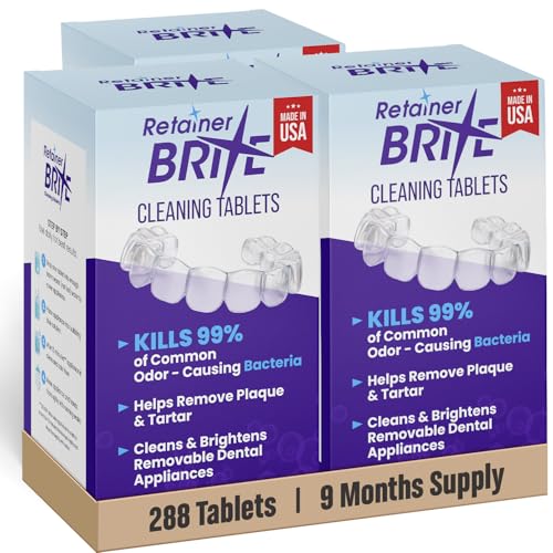 Retainer Brite Retainer brite tablets, 288 tablets (9 month supply), 288 Count