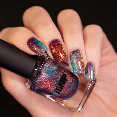 ILNP Hypnosis - Orange to Teal Magnetic Shimmer Nail Polish - Vegan, Cruelty Free, Non Toxic