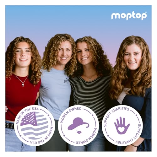 MopTop Leave In Conditioner for Curly Hair – Hair Moisturizer to Soften, Moisturize & Hydrate, Anti Frizz for All Textures & Curl Types, Sulfate & Paraben Free Hair Conditioner (Bamboo Essence, 8oz)