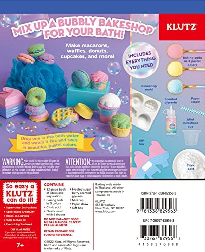 KLUTZ Bath Bomb Scented Bakery Craft Kit