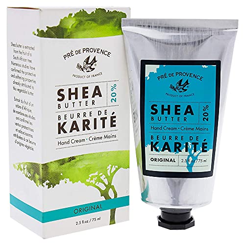Pre de Provence Beurre De Karité Moisturizing Collection, Shea Butter Enriched Nourishing, Hand Cream, 75ML, Original