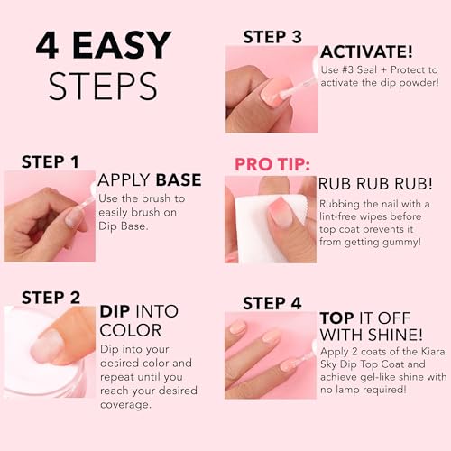 Kiara Sky Dip Powder Yellow Tones 1 oz, Main Squeeze