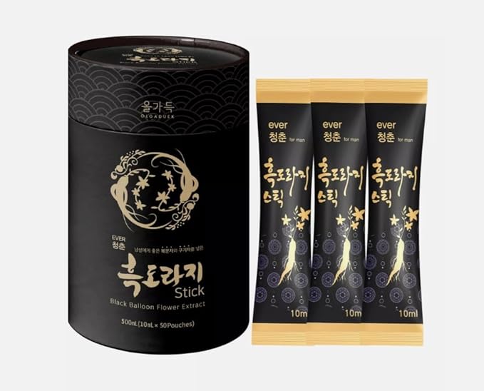 HELLO KFOOD] Organicwith Korean Black Bellflower Extract Sticks for Men Women 10g (0.35oz × 50ea) (for Men)