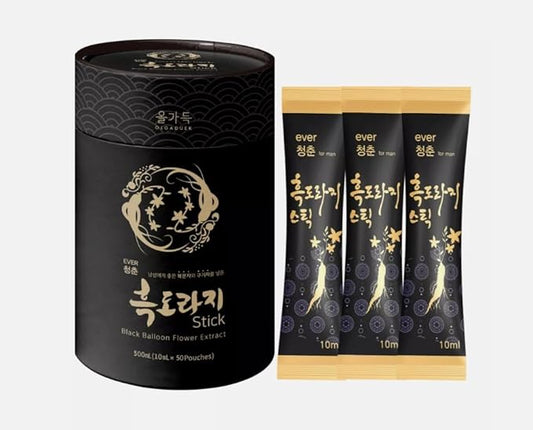 HELLO KFOOD] Organicwith Korean Black Bellflower Extract Sticks for Men Women 10g (0.35oz × 50ea) (for Men)