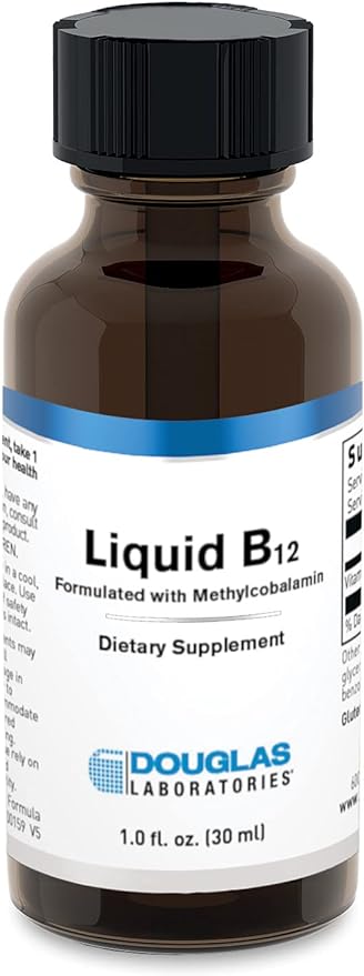 Douglas Laboratories Liquid B12 (Formulated with Methylcobalamin) | Supplement to Support Neurological Health* | 1 Fl Oz