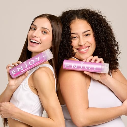 Enjoy Luxury Conditioner- Eliminates Frizz Cleansing Moisturizing Smoothing - Sulfate Free For Thick Coarse or Curly Hair (10.1 Fl Oz)