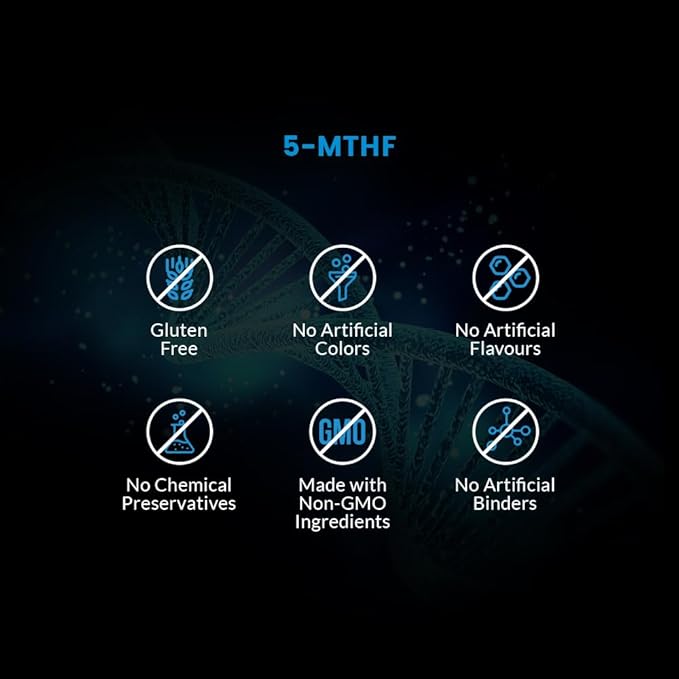 Intelligent Labs 1MG 5-MTHF Methylfolate, 120 Capsules, 120 Days Supply, Best Value Folic Acid Supplement as Quatrefolic, Activated Folate, 1MG = 1000mcg, 5 methyltetrahydrofolate