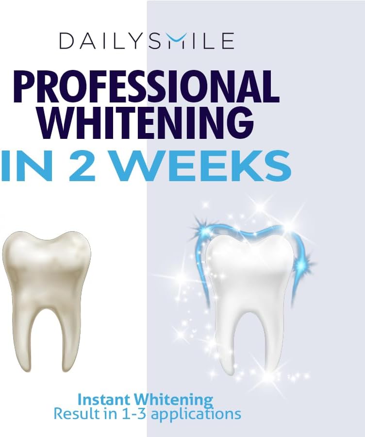 Revolutionary Teeth Whitening Kit for Sensitive Teeth, Instant Results to Help Remove Stubborn Stains, Hands-Free Waterproof Teeth Whitening Light & 4 Whitening Pens, Vegan