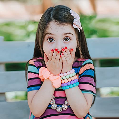 Piggy Paint | 100% Non-Toxic Girls Nail Polish | Safe, Cruelty-free, Vegan, & Low Odor for Kids | All the Heart Eyes (3 Polish + Nail Art Gift Set)