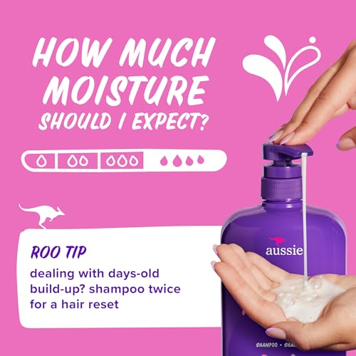 Aussie Total Miracle 7 Benefit Shampoo for Dry, Damaged Hair of All Types, Paraben-Free, 30.4 fl oz, 4-Pack