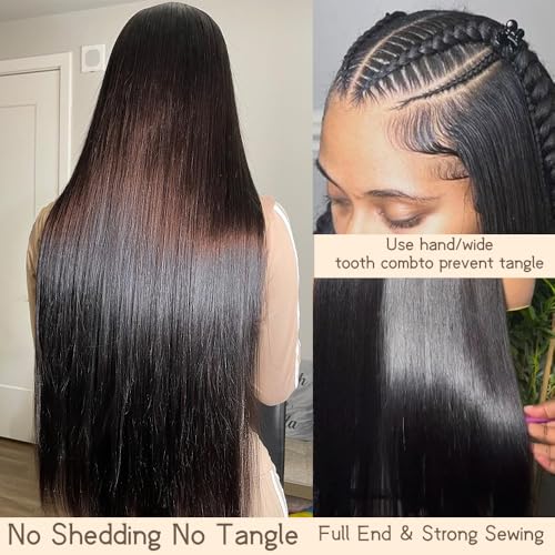 Real Human Hair wig 13x6 Lace Front Wigs Human Hair Pre Plucked 28 Inch Straight Human Hair Wig with Baby Hair 200% Density HD Lace Front Wigs Frontal Glueless Wigs for Women