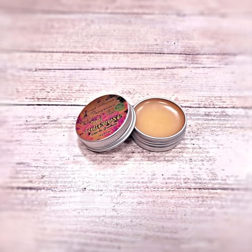 PINK TUBEROSE Perfume - Eau de Parfum - Solid Balm - Aromatherapy Essential Oils (Polianthes Tuberosa, Honeysuckle, Rose, Frangipani, Jasmine, Mandarin, Lily, Green Tea) - Natural Fragrance - 0.5oz