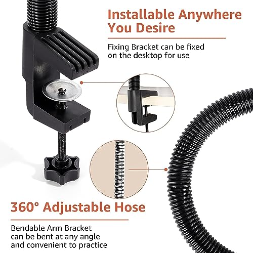 Practice Hand for Acrylic Nails,100 Pcs Nail Tips Flexible Training Hand Professional Nail Art Hand Tools Adjustable False Finger Nails for DIY Nail Manicure