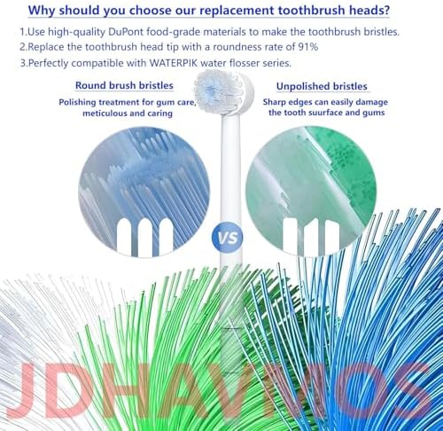 Replacement Toothbrush Heads for Waterpik Water Flossers, Replacement Picks Compatible with Waterpik, 5Pcs Replacement Heads for Water Pick flosser.(Assorted Brushhead, Random Delivery)