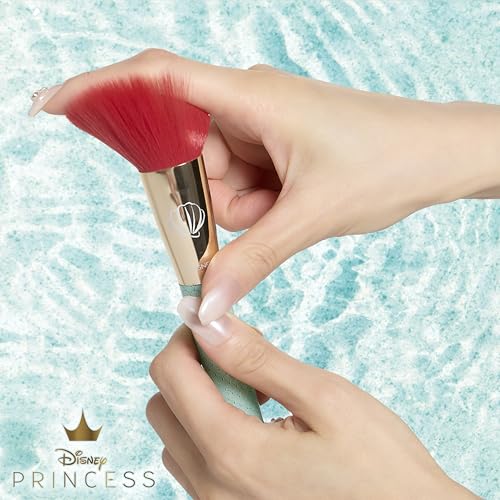 Disney Belle Maison Cosmetic Makeup Set, Makeup Essential, Princess Ariel - Includes 5pc Makeup Brush, 4pc Lip Gloss, 4pc Lip Balm