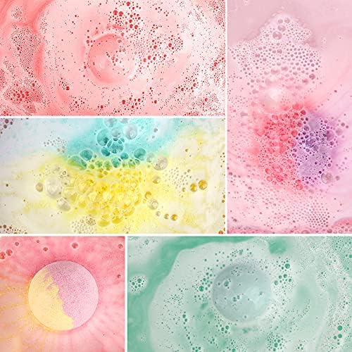 Organic Bath Bombs Women,Nature Bath Bombs for Women Relaxing,Lush Bath Bomb Gift Set
