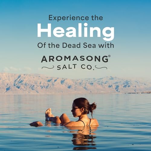 Aromasong Magnesium Flakes for Bath from The Dead Sea- 4 LB Resealable Pack Magnesium Chloride Flakes -Organic Bath Salt Relaxing Mineral Soak (Packaging May Vary)
