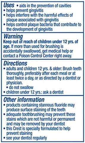 Crest Premium Plus Anti-Bacterial Toothpaste, Smooth Peppermint Flavor 7.0 oz (Pack of 3)